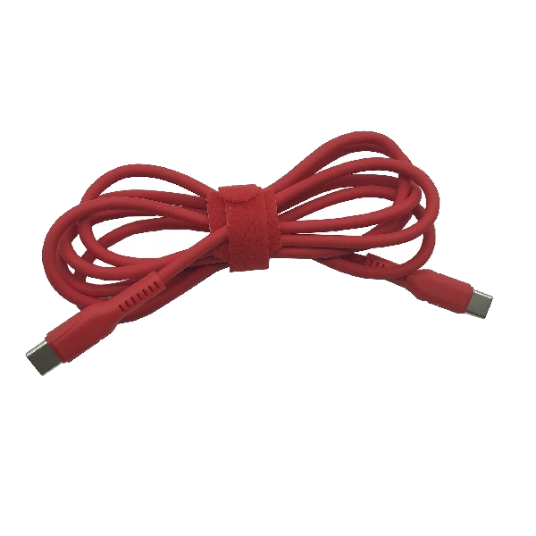 Cavo USB-C in silicone rosso per Pinecil